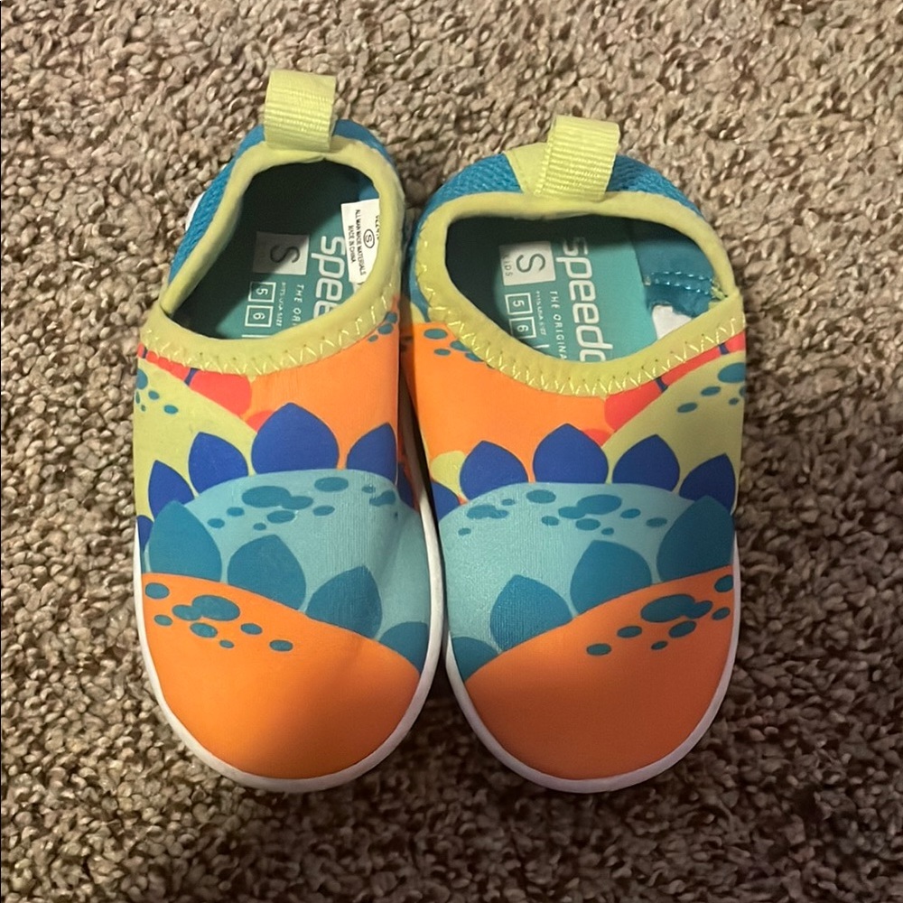Speedo Kids Water Shoes - Orange and Blue